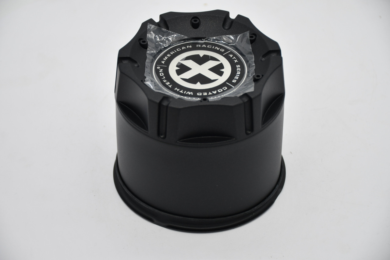 American Racing Satin Black Chrome Logo Wheel Center Cap Hub Cap 1425006918 4.5"